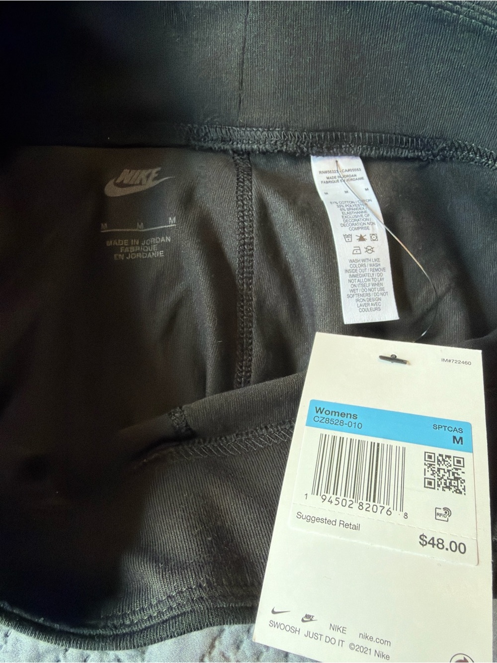 Nike Womens Black Athletic Leggings - Black